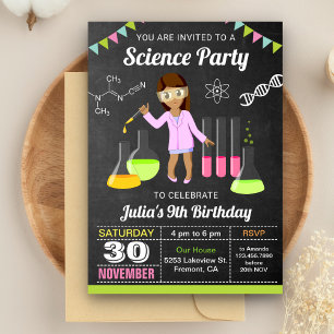 Invitation pour l'anniversaire des filles de l'exp