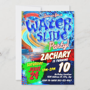 Invitation pour l'anniversaire du glissement de te