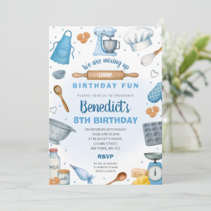 Invitation pour l'anniversaire d'un garçon - Fête
