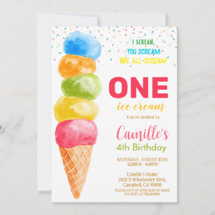 Invitation pour l'anniversaire d'une fille de tout