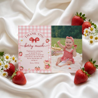 Invitation pour le 1er anniversaire de Bow Berry S