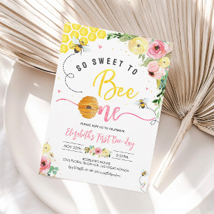 Invitation pour le 1er anniversaire de Douce comme