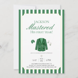 Invitation pour le 1er anniversaire de Golf Jacket