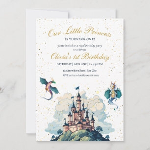 Invitation pour le 1er anniversaire de la princess