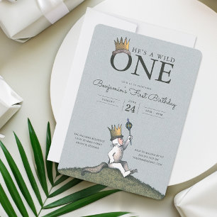 Invitation pour le 1er anniversaire de Max et les