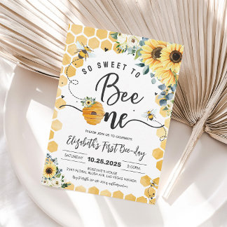 Invitation pour le 1er anniversaire de Sweet to Be