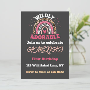 Invitation pour le 1er anniversaire de Wild One