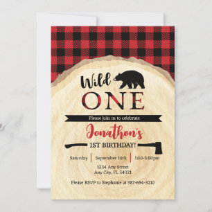 Invitation pour le 1er anniversaire de Wild One Lu