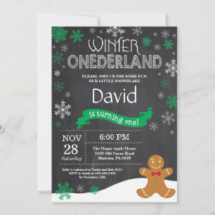 Invitation pour le 1er anniversaire de Winter Oned