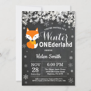 Invitation pour le 1er anniversaire de Winter Oned