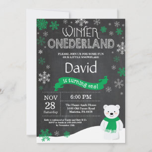 Invitation pour le 1er anniversaire de Winter Oned