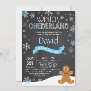 Invitation pour le 1er anniversaire de Winter Oned