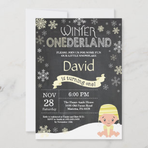 Invitation pour le 1er anniversaire de Winter Oned