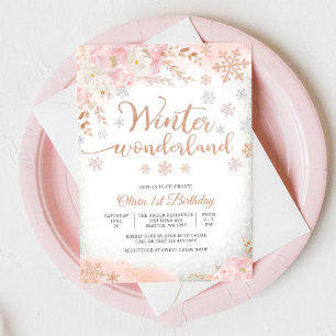 Invitation pour le 1er Anniversaire de Winter Wond