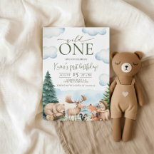 Invitation pour le 1er anniversaire de Woodland Wi