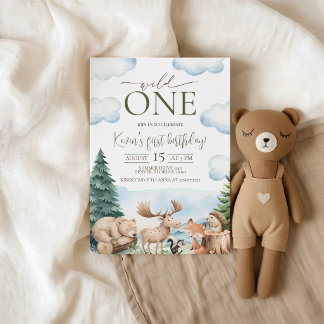 Invitation pour le 1er anniversaire de Woodland Wi