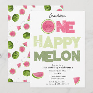Invitation pour le 1er anniversaire d'été d'un mel