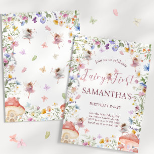 Invitation pour le 1er anniversaire du jardin de f