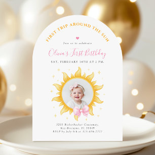 Invitation pour le 1er anniversaire : Premier tour