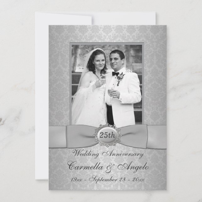 Invitation pour le 25e anniversaire - N'UTILISEZ P (Devant)