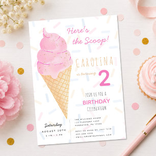 Invitation pour le 2e anniversaire de Here's the S