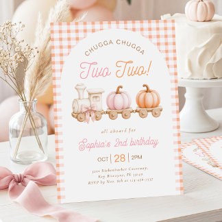 Invitation pour le 2e anniversaire de Pumpkin Trai