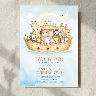 Invitation pour le 2ème anniversaire de garçon - L