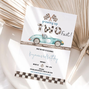 Invitation pour le 2ème anniversaire de la voiture