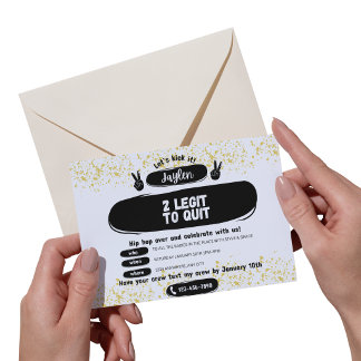 Invitation pour le 2ème anniversaire de Two Legit