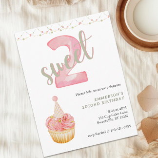 Invitation pour le 2ème anniversaire de Two Sweet