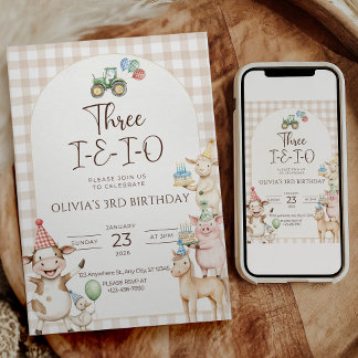 Invitation pour le 3e anniversaire de la ferme Thr