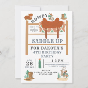 Invitation pour le 4e anniversaire de Wild West Co