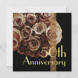 Invitation pour le 50e Anniversaire - CHOCOLAT