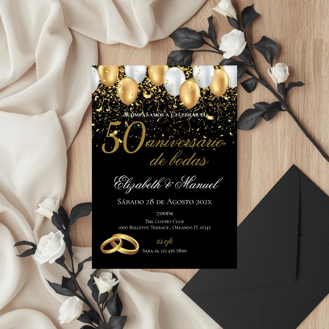 Invitation pour le 50ème anniversaire (Créateur téléchargé)