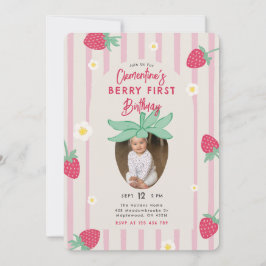 Invitation pour le premier anniversaire de Bébé av