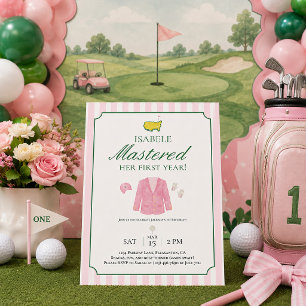 Invitation pour le premier anniversaire de Golf Ja