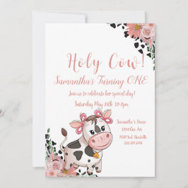 Invitation pour le premier anniversaire de la vach