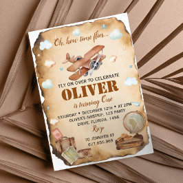 Invitation pour le premier anniversaire de l'avion