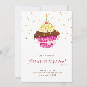 Invitation pour le premier anniversaire de Little 