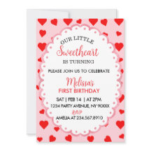 Invitation pour le premier anniversaire de notre p