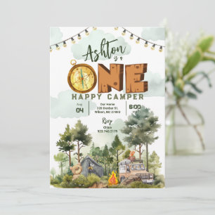 Invitation pour le premier anniversaire de One Hap