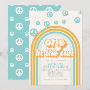 Invitation pour le premier anniversaire de One in