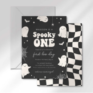Invitation pour le premier anniversaire de Spooky 