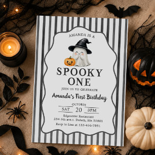 Invitation pour le premier anniversaire d'Hallowee