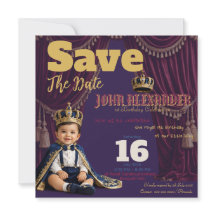 Invitation pour le premier anniversaire du petit r