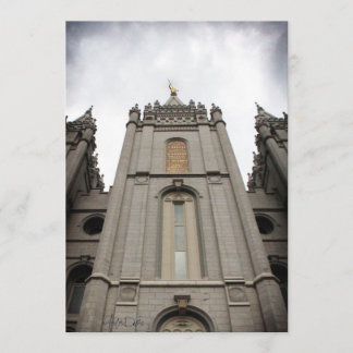 invitation pour le temple mormon lds de salt lake