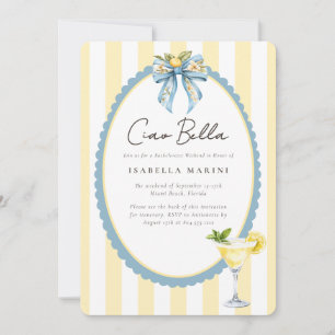 Invitation pour le week-end Ciao Bella entre célib