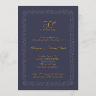 Invitation pour l'élégant mariage classique