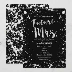 Invitation pour l'enterrement de vie de jeune fill