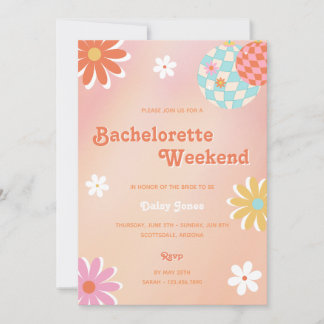 Invitation pour l'enterrement de vie de jeune fill